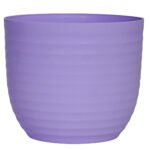 Verona plastic pot blue