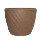 Euro plastic rotomolded round pot