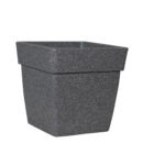 Barca square gray pot