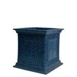 Tulsi Square Plastic Pot Midnight Stone Colour