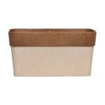 Arty Rectangle Eco pot for indoor and outdoor garden plant pot use.