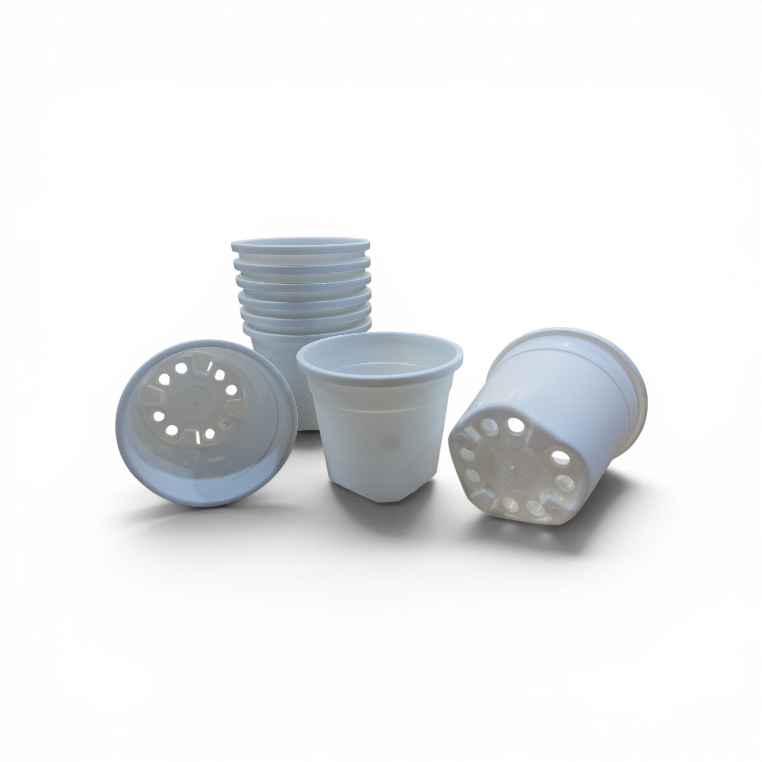4 Inch White Nursery Pot